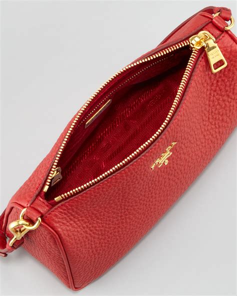 prada daino small leather shoulder bag|antique Prada handbags.